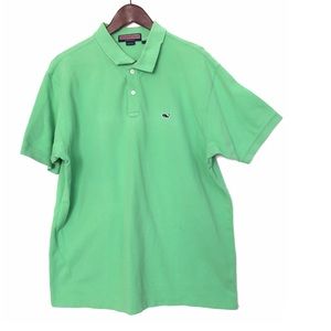 Green Men’s Large Vineyard Vines Button Up Polo